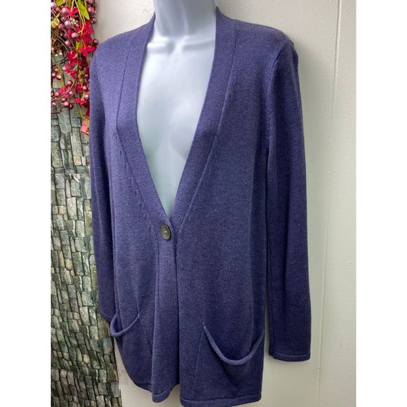 J,JILL Wool blended Cardigan ff - Picture 7 of 7
